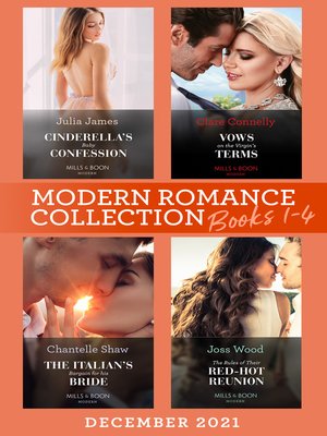 cover image of Modern Romance December 2021 Books 1-4